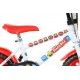 Bērnu velosipēds Bimbo Bike 12'' ''MONSTER'', melns/ sarkans/ balts