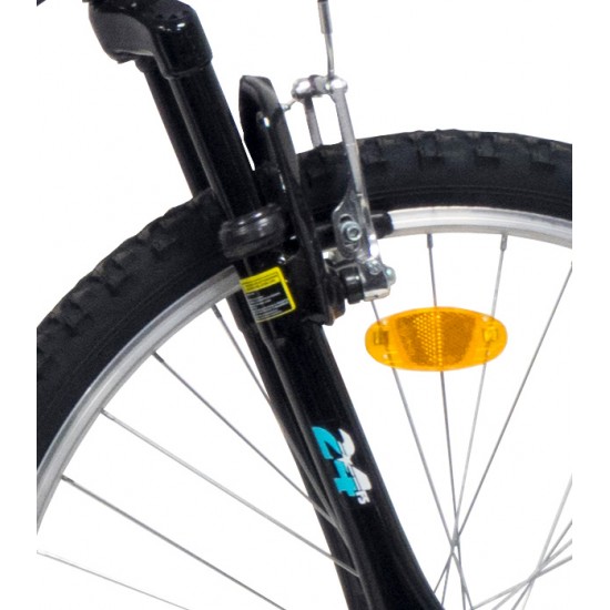 Vīriešu velosipēds 24'' ''ANDALO'', melns/zils