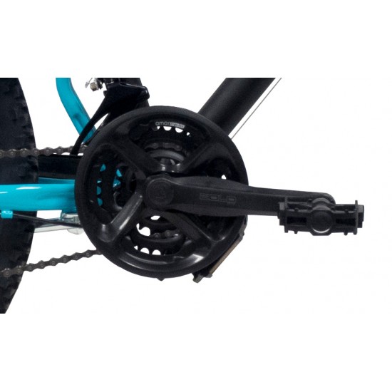 Vīriešu velosipēds 24'' ''ANDALO'', melns/zils