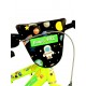 Bērnu velosipēds Bimbo Bike 12'' ''GALAXY'', melns/ neona zaļš