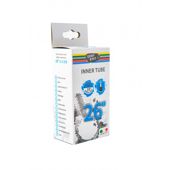 Velosipēda kamera 26''x 1 3/8 ar ventili AV