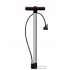 Pumpis velosipēdam "SILVER TUBE", melns/sudraba