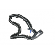 Saslēdzējs "PREMIUM SECURITY", Ø8x1000mm, melns ar atstarotāju