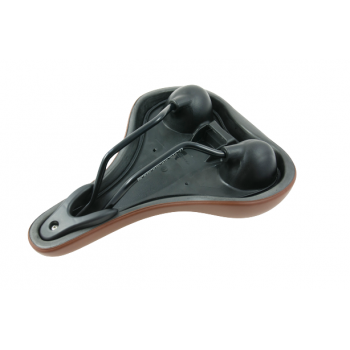 Velosipēda sēdeklis "CITY CLASS", brūns