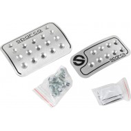 Sparco Auto sacīkšu pedāļi, sudraba