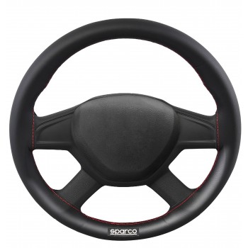 Sparco Stūres pārvalks, melns