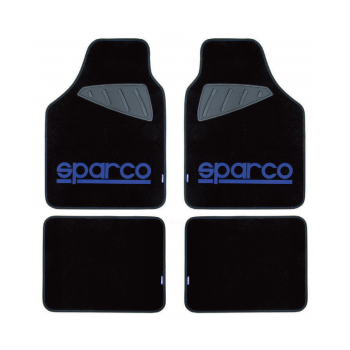 Sparco Auto paklāji, melni/zili