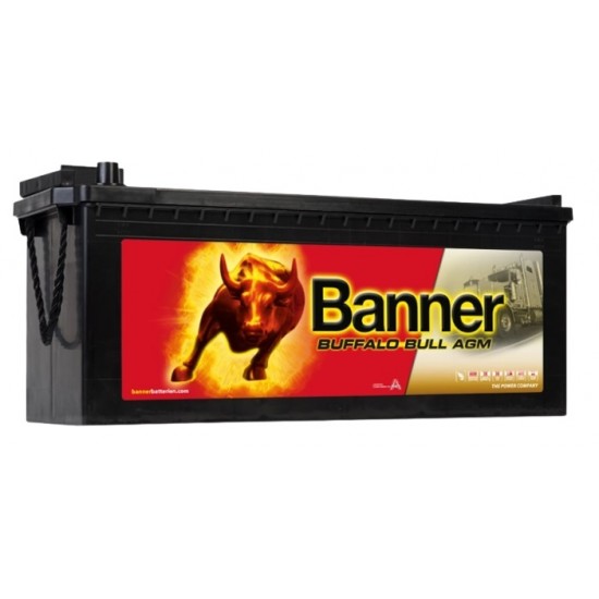 Banner Buffalo Bull AGM akum. 12V, 210Ah, 1200A 517x273x212/240mm