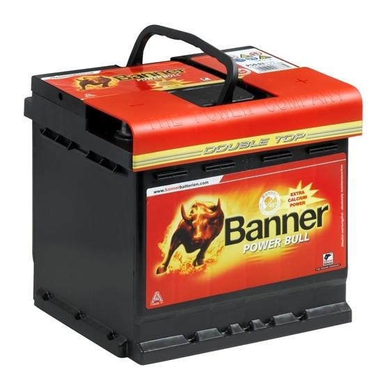 BANNER POWER BULL Ca/Ca akum. 12V, 50Ah 450A 210x175x190mm