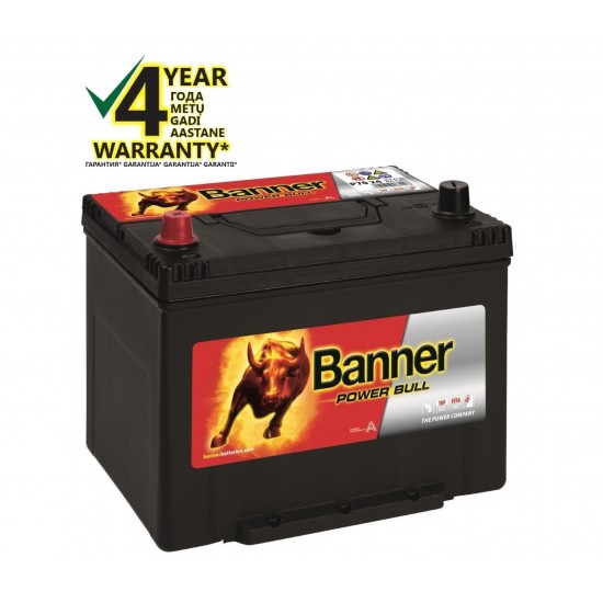 Akumulators BANNER POWER BULL Ca/Ca. 12V, 70Ah, 600En 260x174x200/222mm