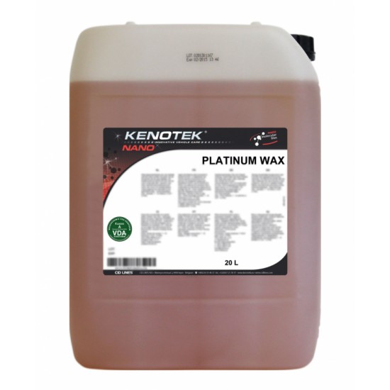 ~KENOTEK PLATINUM WAX Auto vasks, 20L