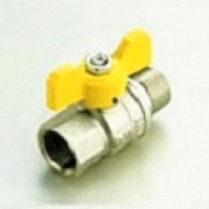 Lodveida ventilis gāzei MF ar tauriņrokturi