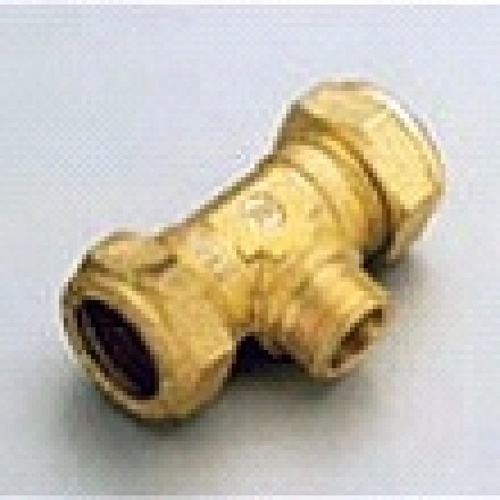 Kompresijas trejgabals Cu caurulei ar ārējo vītni