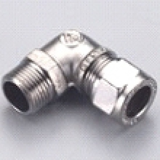 Hromēts kompresijas līkums Cu caurulei ar ārējo vītni