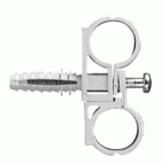 Cauruļu stiprinājums TC2, dubults