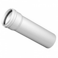 Caurule ar uzmavu PP, balta