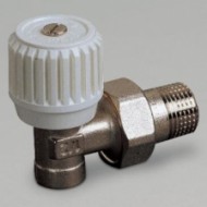 Radiatora rokas regulators RS712 leņķa, lodējams