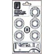 AL radiatora pievienojumu kompl., ar 3 stiprinājumiem,1/2" A81