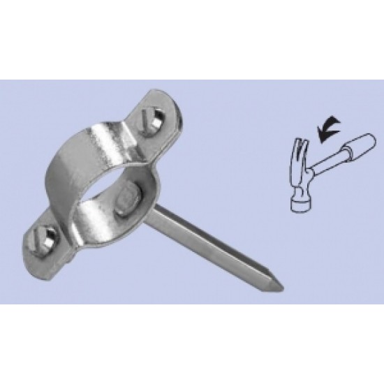 Cauruļu stiprinājums ar naglu DSC G