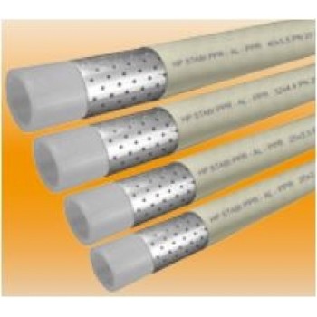 PPR caurule STABI PN20, ar alumīnija folliju