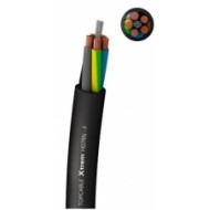 Gumijas kabelis H07RN-F, lokans melns 0.45/0.75kV
