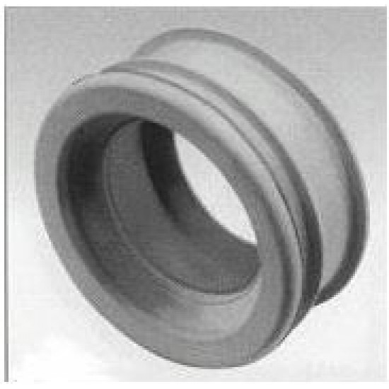 Manžete gumijas 55x40-45, balta