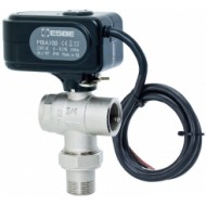 Lodveida ventilis ar piedziņu MBA135, 3-ceļu