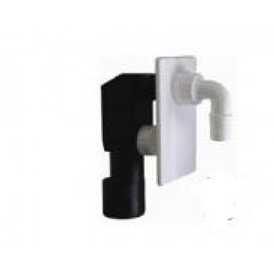 Sifons veļas mašīnai DN50 iebūvējams, balts