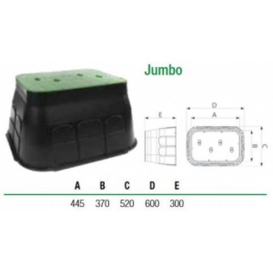 Šahta elektoventiļiem JUMBO, kantaina