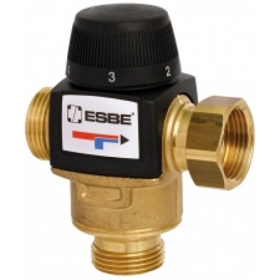 Termostatiskais jaucējvārsts VTA370,VTA570, ar slīduzgriezni