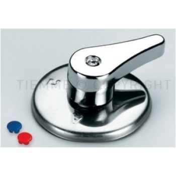 Rokturis iebūvējamam ventilim, hromēts