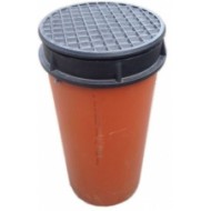 Plastmasas rāmis ar vāku un teleskopisku cauruli, 315 mm, L=0.6 m