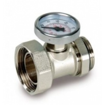 Termometrs ar pieslēgu 1"