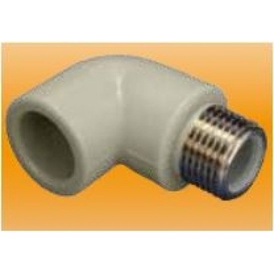 PPR līkums 90° ārējā vītne