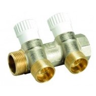 Kolektors ar noslēgvārstiem MF3/4"xM(14x19)