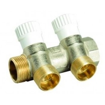 Kolektors ar noslēgvārstiem MF3/4"xM(14x19)