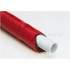 Daudzslāņu caurule PE-X/AL/PE-X ar sarkanu izolāciju, ruļļos