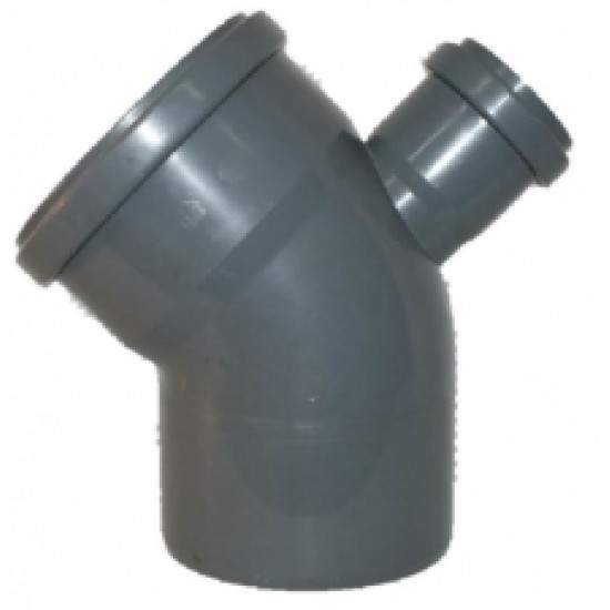 Līkums DN 110/45° ar atzaru DN50,90°