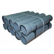 Caurule ar uzmavu PP, pelēka