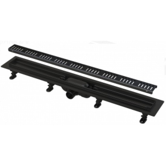 Dušas kanāls APZ10BLACK ar resti