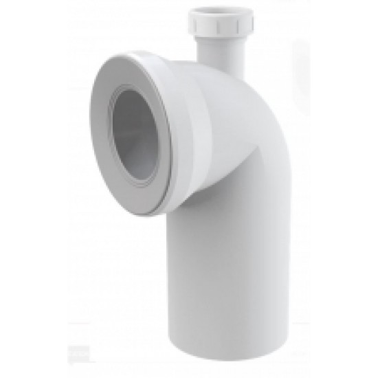WC līkums ar pieslēgu 90° A90-90P40