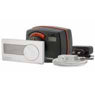 Regulators CRD221, kombinēta laika apstākļu kompensācijas un iekštelpu sensora kontrole