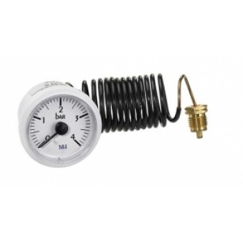 Termometrs ar kapilāru Ø52, horizontāls