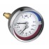 Termomanometrs Ø80mm, horizontāls