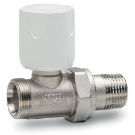 Radiatora rokas regulators RD111 taisns, 1/2