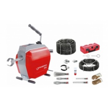 R600, cauruļu tīrīšanas iekārta ar spirāļu / instrumentu komplektu Ø 16-22mm