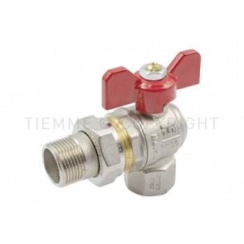 Lodveida ventilis ar saskrūvi, leņķa