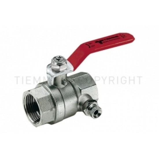 Lodveida ventilis ar drenāžas vārstu FF