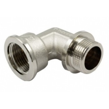 Līkums MF ar atduri, niķelēts