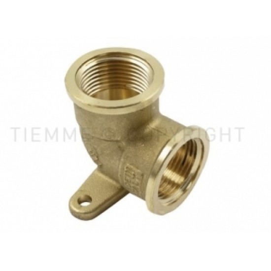 Līkums ar sienas stiprinājumu 1/2